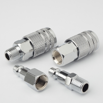 Acoples Rápidos M y H 1/4" con 2 Pitorras